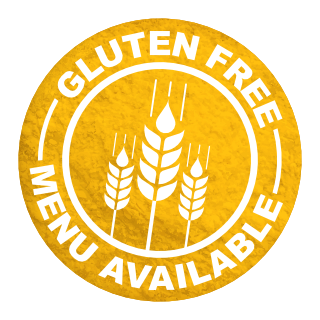 Gluten Free Menu Available